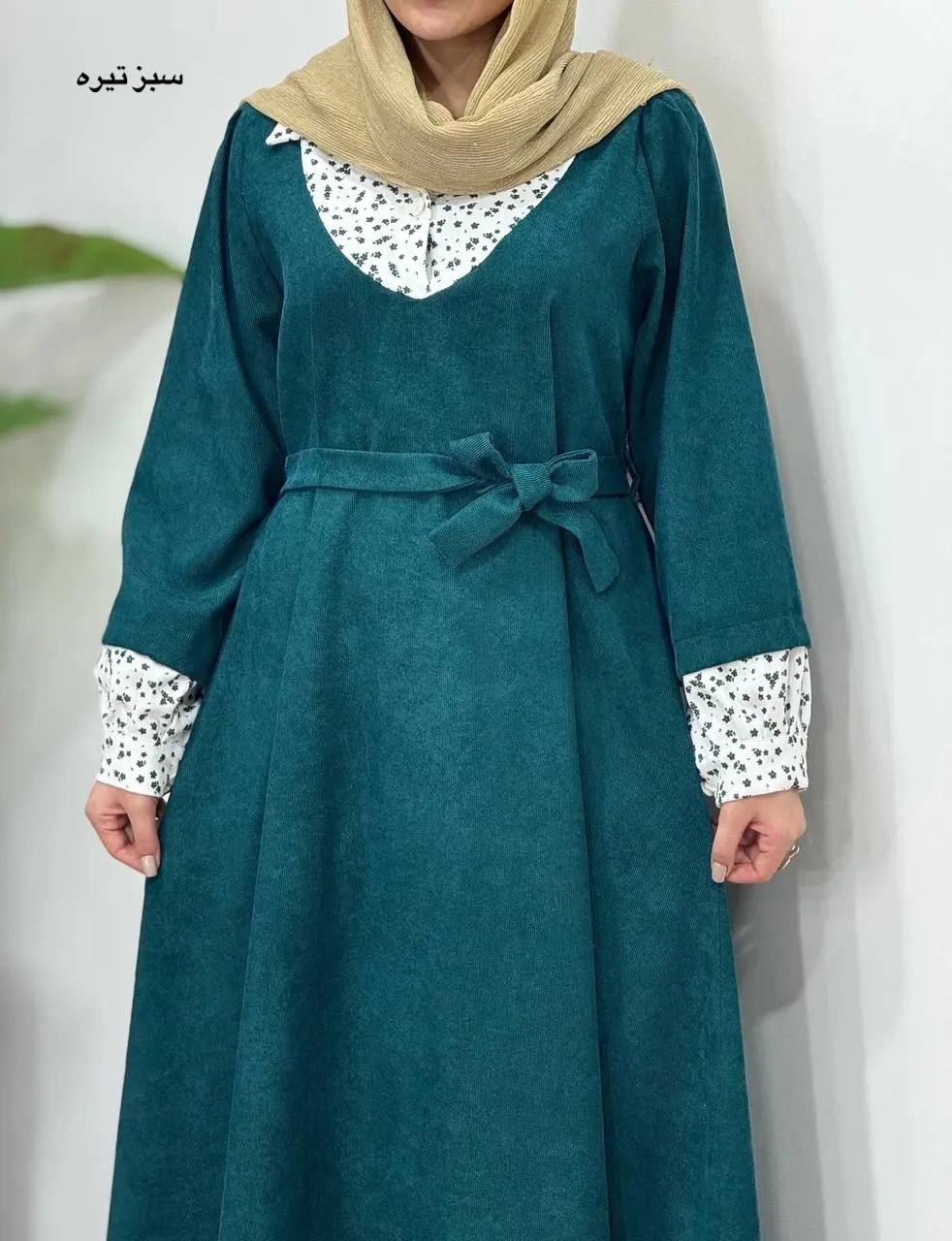 پیراهن مانتویی پاییزه نورین 6